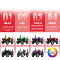 Livraison Gratuite Certifié Ce Tracteurs Tracteur d'Occasion 4wd 140hp 120hp 100hp à European Orchard Farm Garden Orchard Utilisation
