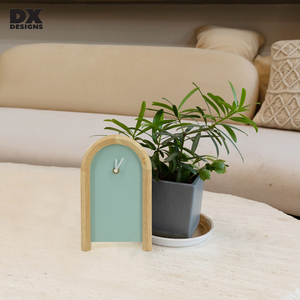 Dx Thiết Kế Vòm Hình Dạng Đồng Hồ Cho Trang Trí Nội Thất Tối Giản Trang Trí Máy Tính Để Bàn Đồng Hồ Đơn Giản Nghệ Thuật Trang Trí Nội Thất - Product Image 5