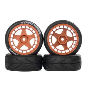 Coche de Control Remoto PYFORE, Modelo <span class=keywords><strong>1</strong></span>/10, Neumáticos de Rally para Pista Plana, Diámetro de Goma 63, Rella Lo 917, <span class=keywords><strong>Tamiya</strong></span> W35 - Product Image 4