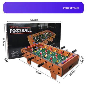 Mini table de jeu de football de table |   Bois durable, design portable |   Parfait pour le plaisir en famille et les pauses au bureau - Product Image 4