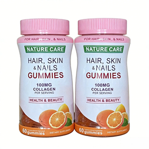 Gomitas de Colágeno Nature Care para Cabello, Piel y Uñas - 100 mg de Colágeno por Porción, 60 Suplementos de Belleza Masticables para Adultos - Product Image 3