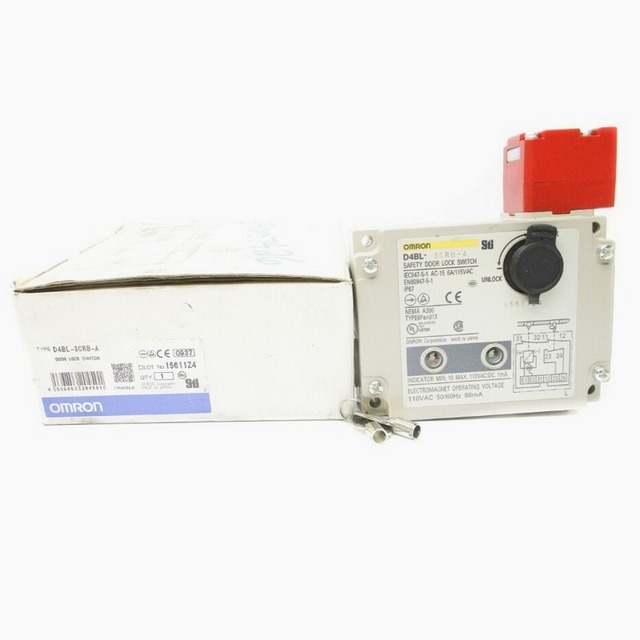D4BL-3CRB-A Guard Lock Safety Door Switch for Machine Guarding and Door Interlock