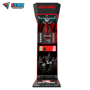 Máquina de Boxeo Arcade Operada con Monedas, Juego de Boxeo para Adultos con Luces Intermitentes <span class=keywords><strong>en</strong></span> Inglés para Salas de Juego y Parques de Diversiones - Product Image 6