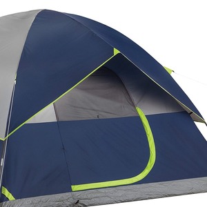 Tente de camping double couche imperméable et coupe-vent, tente d'extérieur, 3700g, tiges en fibre de verre, polyester 190T, origine Zhejiang - Product Image 4