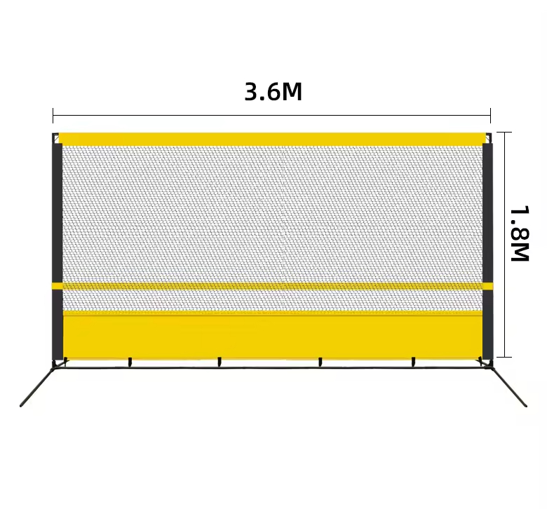 Factory Customizable Portable 3.6*2M/1.83*2M Tennis Rebound Net Squash Rebounder Screen for Indoor/Outdoor Dink Ball Practice
