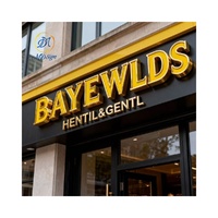Letrero Luminoso LED Personalizado para Negocios, Tiendas y Exteriores, Letrero Comercial con Logotipo, Letrero LED con Canal de Luz Frontal 3D, Letrero Iluminado