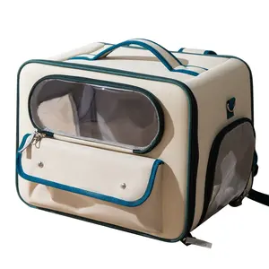 Professional Pet Bag Products Manufacturer Zipper Shoulder Universal Cat Dog Airline Bag Travel Pet Carrier Pet Carrier Cages