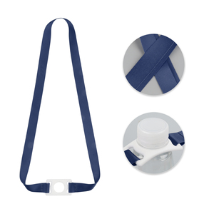 Lanière <span class=keywords><strong>porte</strong></span>-bouteille en polyester sublimé couleur pleine, durable, 3/4 pouce - Product Image 2