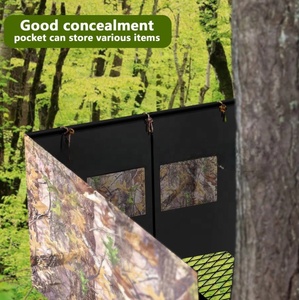 360 °   Carpa de Camuflaje para Árbol, Resistente, Escalera para Árbol, Refugio de Caza a Prueba de Viento y Lluvia para un Solo Cazador, Fácil de Instalar - Product Image 3