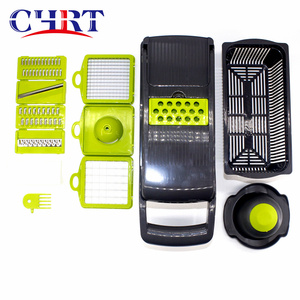 CHRT 12 ב 1 יד מופעל מנדולינה ירקות מבצע Veggie ופר מזון ופר חותך בצל מבצע - Product Image 3