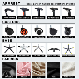 Ws في الجملة تخصيص شبكة مكتب 9D مسند ذراع كرسي مكتب كراسي الألعاب المهنية - Product Image 4