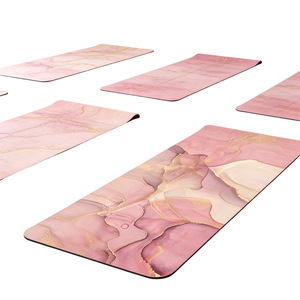 Esterilla de yoga rectangular de goma antideslizante, 1830x680x5mm, para fitness y modelado corporal, uso doméstico, deportes, patrón de danza, plantas y flores - Product Image 1