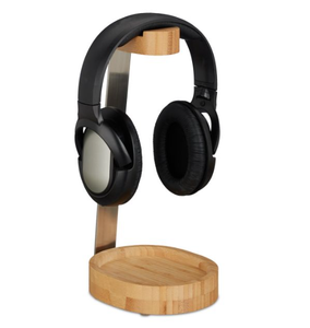 Bamboo <b>Desktop</b> Headphone <b>Stand</b> (Universal Fit) - Product Image 6