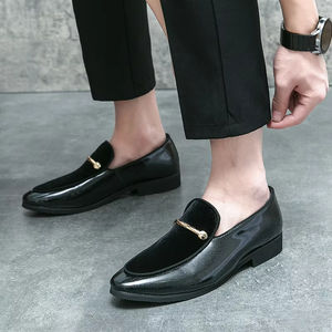 รองเท้าหนังผู้ชายสไตล์อิตาลีคุณภาพหรูหรา แบบสวม ออกซ์ฟอร์ด งานแฮนด์เมด ปักลาย น้ำหนักเบา เหมาะสำหรับฤดูใบไม้ร่วง - Product Image 6