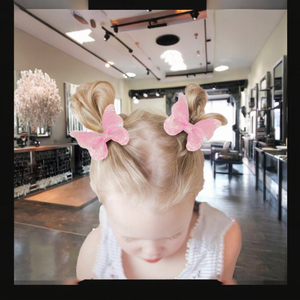 Kunden spezifische Gradient Sparkly <span class=keywords><strong>Ribbon</strong></span> Cross-Border Haars pange für Kinder New Baby Haarschmuck Mädchen Metalls chleife - Product Image 3