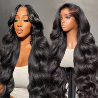 Perruques en cheveux humains ondulés, vente en gros, sur mesure, lace front HD 13x6, direct usine, OEM ODM, MOQ, fournisseurs en gros directs, lignes de cheveux naturelles