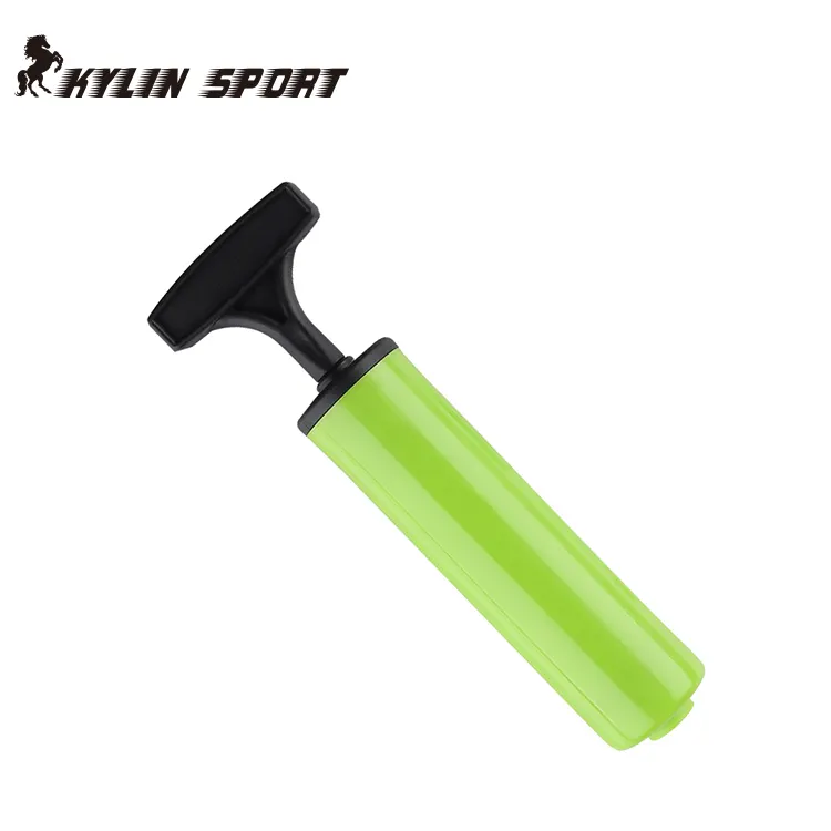 KylinSport portatile di plastica materiale verde/nero pompa di palla palla ago pompa a mano