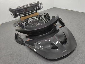 Utilizado para 2015-2018 <span class=keywords><strong>Mclaren</strong></span> 540C 570S, actualización 600LT, capó de motor de fibra de carbono seco, kit de carrocería de falda lateral de parachoques delantero y trasero - Product Image 3