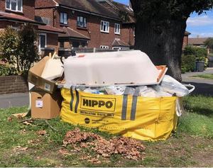 Gelbe 2 Yard 3 Yard <span class=keywords><strong>M</strong></span>üllsäcke PP Gewebte Bauschutt-Sammelbeutel Garten-Abfallcontainer Skip Bag für Abfallentsorgung Recycling - Product Image 1