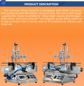 Machine de remplissage de liquides semi-automatique 500ML, pompe électrique, haute précision, équipement de remplissage de flacons cosmétiques - Product Image 6