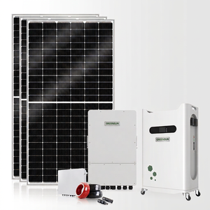 Systèmes solaires domestiques complets deye 3kw 5kw 8kw 10kw 12kw en stock, kit complet, système d'énergie solaire, kit solaire - Product Image 1