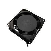 Ventilateur de refroidissement AC à faible bruit 8025 80x80x25mm 110V 220V 2500RPM à roulement à billes, débit d'air élevé pour armoire serveur et usage industriel