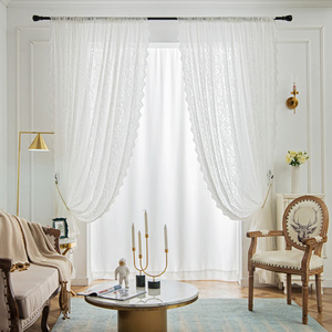 <span class=keywords><strong>Tende</strong></span> di pizzo macramè per finestra porta <span class=keywords><strong>francese</strong></span> <span class=keywords><strong>tende</strong></span> in <span class=keywords><strong>Tulle</strong></span> pizzicotto pieghettato Ready Made cucina all'aperto tovaglia - Product Image 1