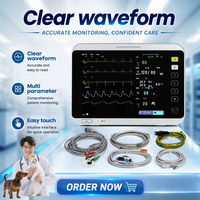 Moniteur de vétérinaire à main ECG NIBP SpO2 PR moniteur de signes vitaux avec écranclinique d'hôpital pour animaux de compagnie