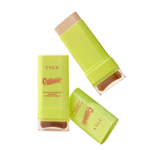 Colorete en polvo fino y cómodo, maquillaje de larga duración, resistente al sudor, natural con brocha, base de maquillaje en barra - Product Image 1