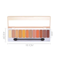 Palette de fards à paupières en poudre mate, scintillante et chatoyante, rose, pour la vente en gros, cosmétiques à marque privée