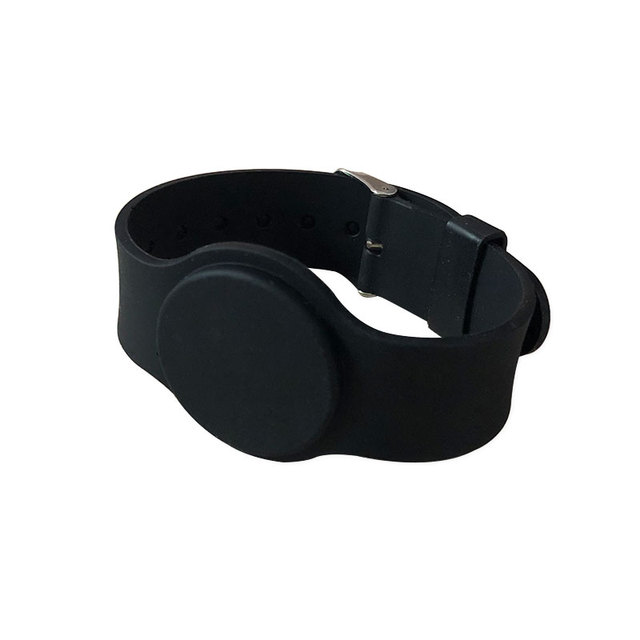 Reusable Microchip Bracelet Programmable UHF Bands Silicone NFC RFID Wristbands