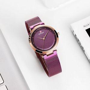 Reloj de Pulsera de Moda para Mujer, Estilo Nuevo <span class=keywords><strong>2020</strong></span>, Correa de Malla, Reloj de Lujo de Aleación para Dama - Product Image 4