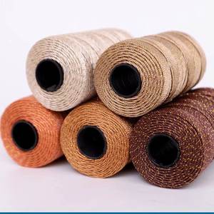 100g de <span class=keywords><strong>ficelle</strong></span> de jute naturelle teinte 3 plis en rouleaux pour couture, tricot, artisanat, cadeaux, jardinage, tissage à la main, crochet - Product Image 5