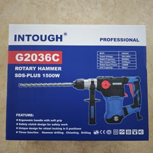 Affusolato 1500W martello rotante a caldo a tre funzioni <span class=keywords><strong>SDS</strong></span> Plus trapano a martello elettrico da 32mm - Product Image 2