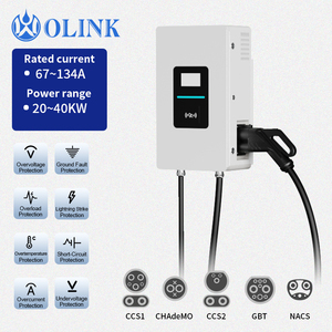 <span class=keywords><strong>Olink</strong></span> เครื่องชาร์จเร็ว DC แบบตั้งพื้น CCS2 40KW 30KW 20KW จาก chademo - Product Image 1
