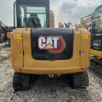 Mini-excavatrice sur chenilles hydraulique d'occasion Caterpillar CAT 305.5 de 5 tonnes, robuste et durable, d'origine chinoise, pour travaux de terrassement