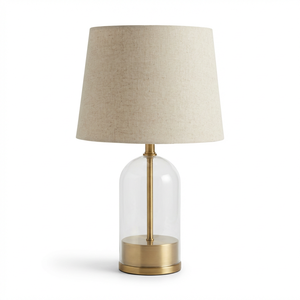 Modern Farmhouse Signature Design DIA 30 cm X 50 cm H Seed <b>Glass</b> Table Lamp Elegant <b>Desk</b> Lamp - Product Image 4