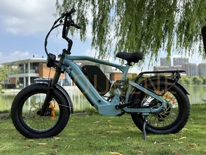 Vélo hybride QUEENE 60V/72V 3000W, vélo de route à grande vitesse, suspension intégrale, pneus larges de 20 pouces, écran TFT TDR03Z, Bafang - Product Image 5