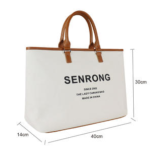 Borsa a tracolla a tracolla Trend Single Bolso <span class=keywords><strong>Lujo</strong></span> Tote Bag Canvas con cerniera Luxury Carry Canvas Tote Bags For Shopping - Product Image 1