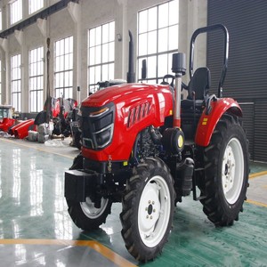 China hot-selling farm 4X4 wheel, 4WD, 50HP, 60HP, 70HP, 90HP tractor with front loader, low-priced agricultural tractor - Product Image 3