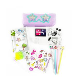 Suministros DE ARTE personalizados Kit escolar Caja de regalo Estuche de lápices necesario Cuaderno Sello Cinta decorativa Artículos de papelería para niños Oficina S - Product Image 5