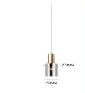 Iluminación de celo, iluminación colgante de cristal creativa Simple, luz colgante de restaurante junto a la cama para comedor - Product Image 6