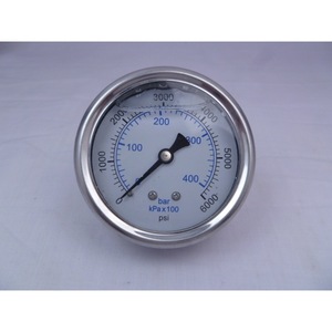 Analog Pressure <b>Gauge</b> 0-400 Bar High Pressure Cleaning Machine Accessory Universal Shock Resistant - Product Image 2