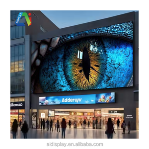 ป้ายโฆษณาวิดีโอติดผนัง LED กลางแจ้งเทคโนโลยีการแสดงผล P6แอป RGB อัจฉริยะควบคุมด้วยแอปหน้าจอ LED สำหรับห้างสรรพสินค้าโบสถ์ฟรีเวย์ - Product Image 2