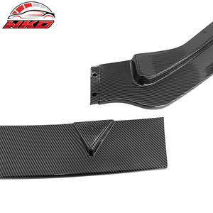 Pour Infiniti Q50 Base 2014-2017, lèvre de pare-chocs avant premium, imprimé fibre de carbone, kit carrosserie 3 pièces de haute qualité - Product Image 6