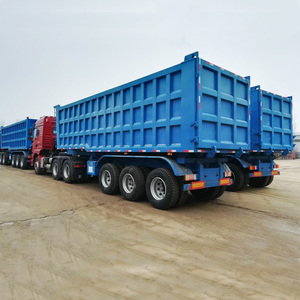 Semirremolque Volquete Trasero en Forma de U de <span class=keywords><strong>Segunda</strong></span> <span class=keywords><strong>Mano</strong></span>, Usado, de 3 Ejes, 42M3, 70 Toneladas, 80 Toneladas, 100 Toneladas, 120 Toneladas - Product Image 2