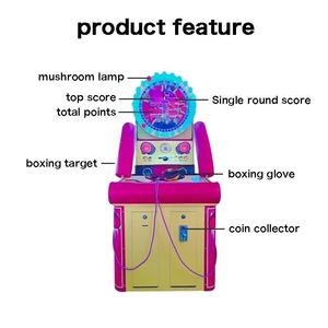 Đồng tiền hoạt động boxing Arcade Máy đấm Redemption trò chơi trong nhà đấm kỹ năng siêu thiết bị đo lường trẻ em giải thưởng thể thao - Product Image 4