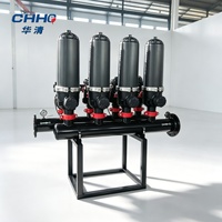 Système de filtration automatique à auto-nettoyage pour disques filtrants à contre-courant, connexion à bride pour l'irrigation agricole