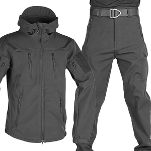 SIVI Soft Shell Training Uniform Waterproof Hunting Thermal Winter Suit Tactical <strong>Men</strong> With Fleece Tactical - Product Image 6
