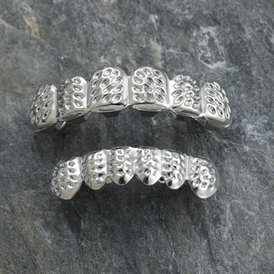 G002 Iced Out ทองเหลือง Grillz แฟชั่นเครื่องประดับผู้ชายและผู้หญิงปากฟัน Grillz - Product Image 5